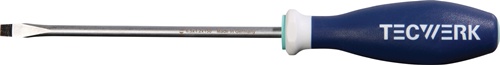 TECWERK Schraubendreher Schneiden-B.6,5mm Klingen-L.150mm 3K-Griff Rundkl.
