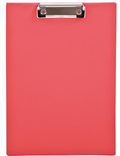 Klemmbrett 23,6x32,1cm Klemme silber Polypropylen rot