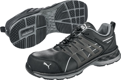 Sicherheitsschuh Velocity 2.0 Black low S3 ESD HRO SRC 20345:2022 Schuhweite 11glattes Vollrinder PUMA
