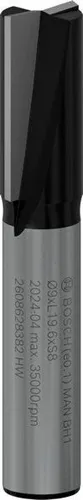 Bosch Nutfräser Standard for Wood Arbeits-L.20mm D.9mm L.51mm Schaft 8mm