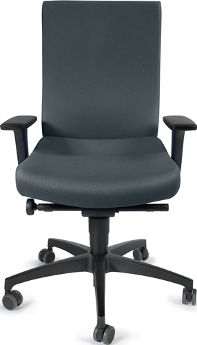 Bürodrehstuhl mit Synchrontechnik mit Armlehnen Tragfähigkeit 110 kg DAUPHIN