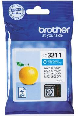 Brother Tintenpatrone LC3211C cyan
