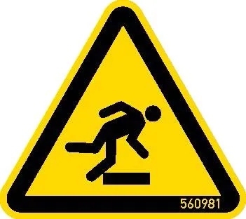 Krause Warnschild "Hindernis" (5 Stück)