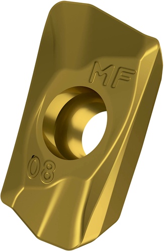 Fräswendeschneidplatte ISO ADMX 11T304SR-MF:M8340 D.2,9mm PVD beschichtet Gold
