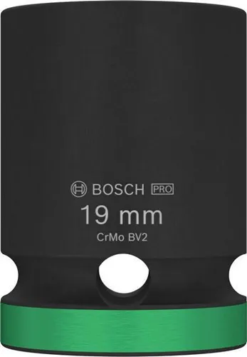 Bosch Steckschlüsseleinsatz PRO Impact 1/2Zoll SW19mm M12 Standard Außen-D.29,1/30mm