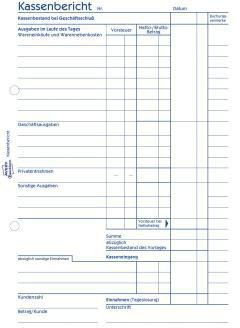 Avery Zweckform Kassenbericht 305 DIN A5 50Blatt