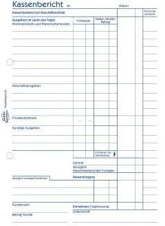 Avery Zweckform Kassenbericht 305 DIN A5 50Blatt