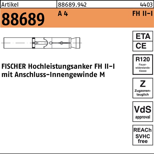 Hochleistungsanker R 88689 FISCHER