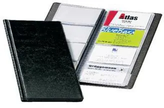DURABLE Visitenkarten-Buch VISIFIX 238001 für 96Karten 90x57mm sw