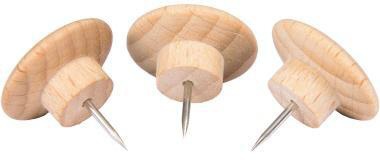 Legamaster Pinnwandnadel WOODEN 7-145125 20mm Holz 25 St./Pack.