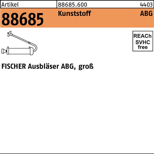 Ausbläser R 88685 AGB groß Ku. 1 Stück FISCHER
