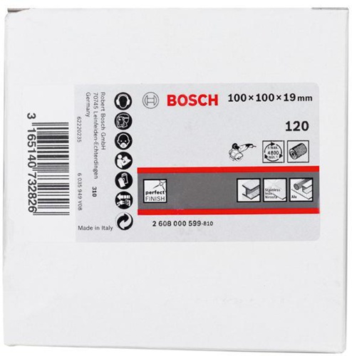 Bosch Lamellenschleifwalze DxL 100x100mm Körnung 120 Spannschaft 19mm