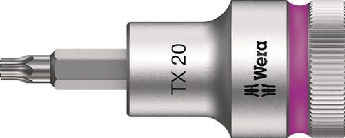 Steckschlüsseleinsatz 8767 C HF TORX® 1/2 Zoll T20 L.60mm WERA