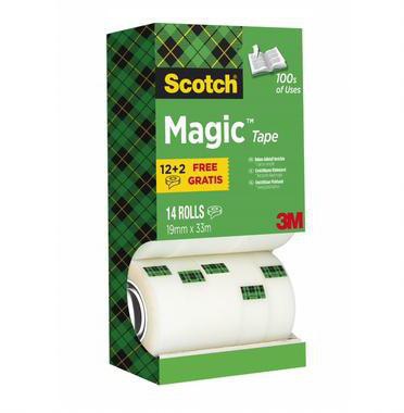 Scotch Klebeband Magic Promotion 8R14TPR 19mmx33m 14 St./Pack.