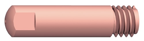 Stromdüse Draht-Ø 0,6mm M 6 L.25mm E-Cu A.BINZEL