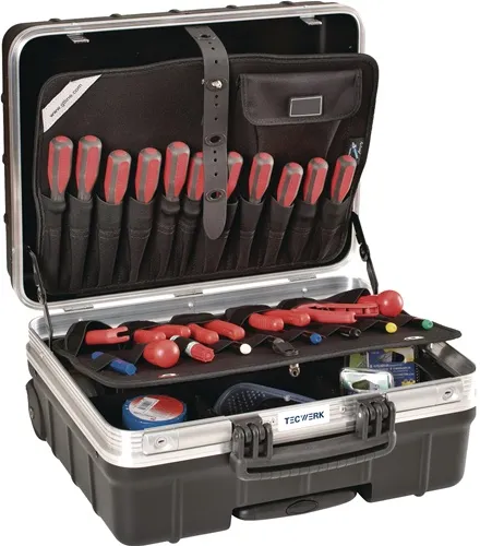 TECWERK Schalenkoffer Innen-B465xT255xH352mm PP 42l
