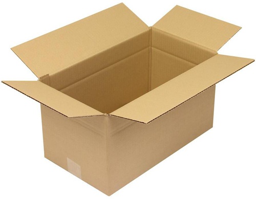 Faltkarton 1-wellig Maße 415x235x230mm Qualität 1.30 C braun TRANSPAK