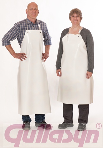 PVC Säureschürze Guttasyn® FR5 L.ca.120xB.ca.90cm weiß GUTTASYN