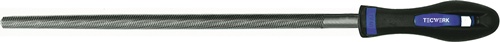 Werkstattfeile DIN 7261 L.250mm Q.9,5mm Hieb 1 Rund 2K-Ergo TECWERK