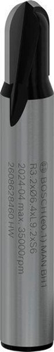 Bosch Hohlkehlfräser Arbeits-L.9,1mm D.6,35mm L.40mm Radius 3,2mm Schaft 6mm