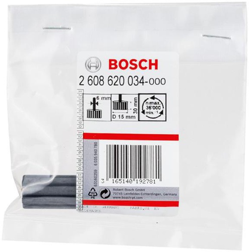 Bosch Aufnahmeschaft BxD 30x15mm Schaft-D.6mm f.Schleifhülsen Drehzahl max.30000 1/min