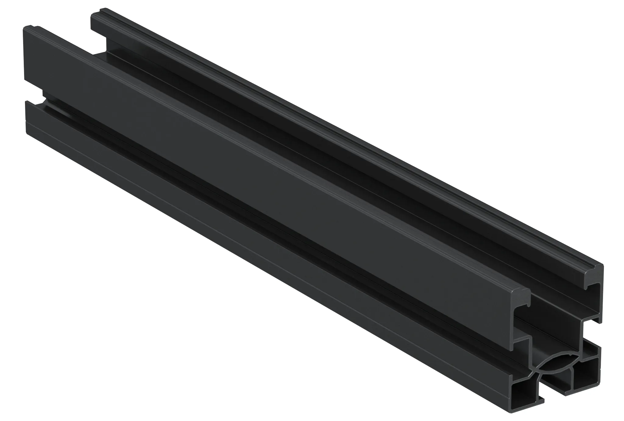 fischer Profil SolarFish H44 3,65 m AL schwarz, Aluminium
