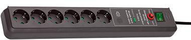 brennenstuhl Steckdosenleiste Secure-Tec 1159540376 6fach an