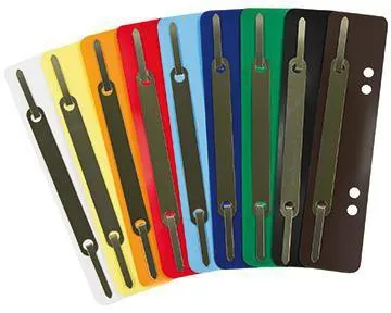 Soennecken Heftstreifen 3192 PP Metalldeckl. sortiert 250 St./Pack.