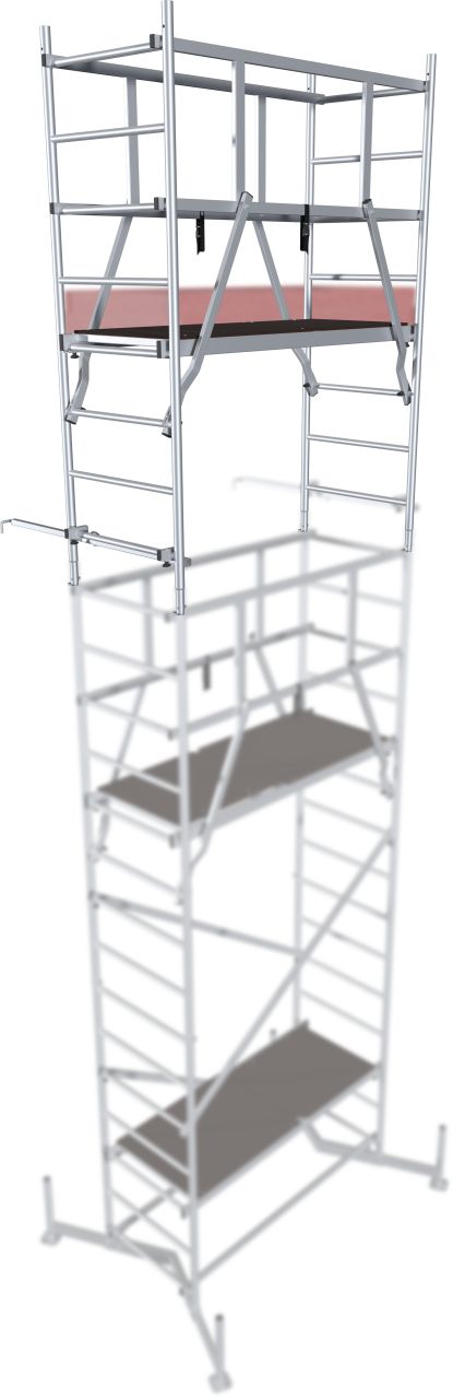 Krause MONTO ClimTec Alu-ArbeitsGerüst 2. Aufstockung