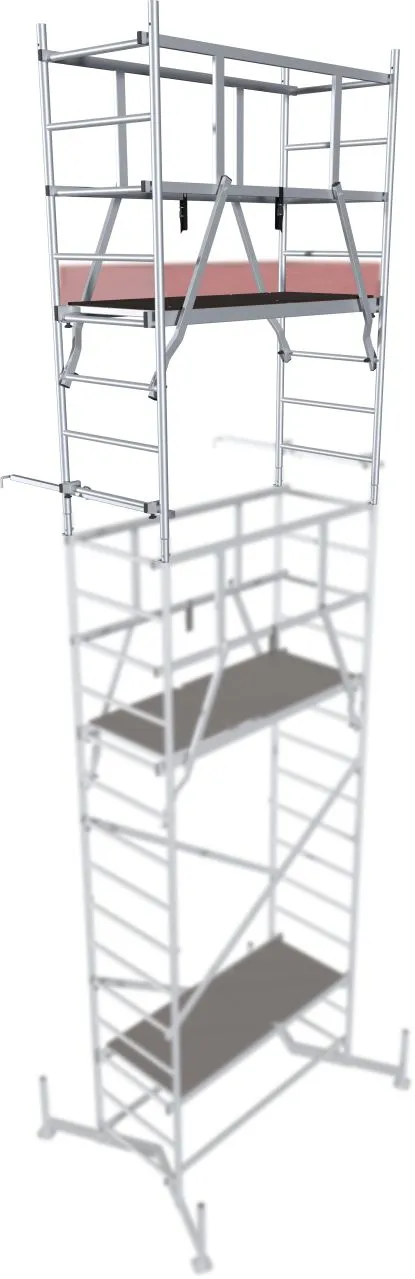 Krause MONTO ClimTec Alu-ArbeitsGerüst 2. Aufstockung