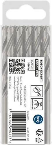 Bosch Metallbohrer PRO Metal Arbeits-L.63mm D.6,5mm L.101mm 10St.