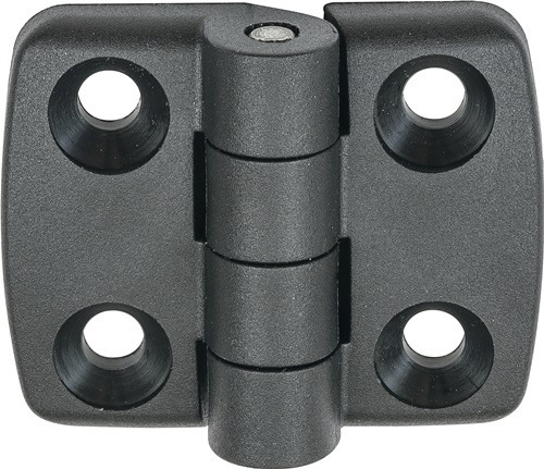 Scharnier H.48mm B.58mm S.8,3mm PA schwarz VORMANN