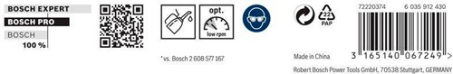 Bosch Metallbohrer PRO Metal Arbeits-L.134mm D.12mm L.205mm Typ N HSS-G 5St.