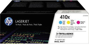HP Toner CF252XM 410X 5.000Seiten c/m/y 3 St./Pack.