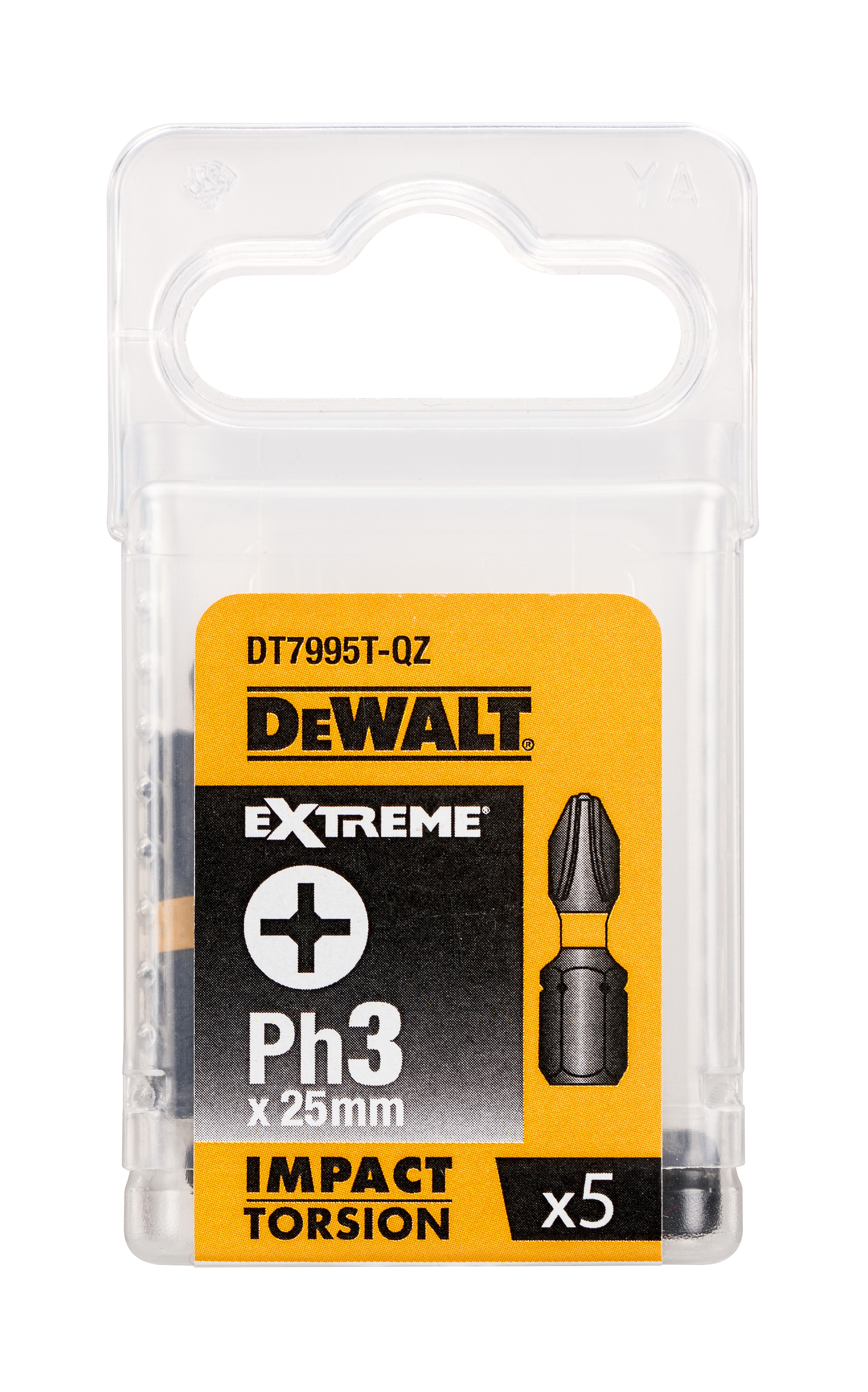 DEWALT DT7995T-QZ Torsion Bit schlagf. Ph3 25 mm 5 Stück