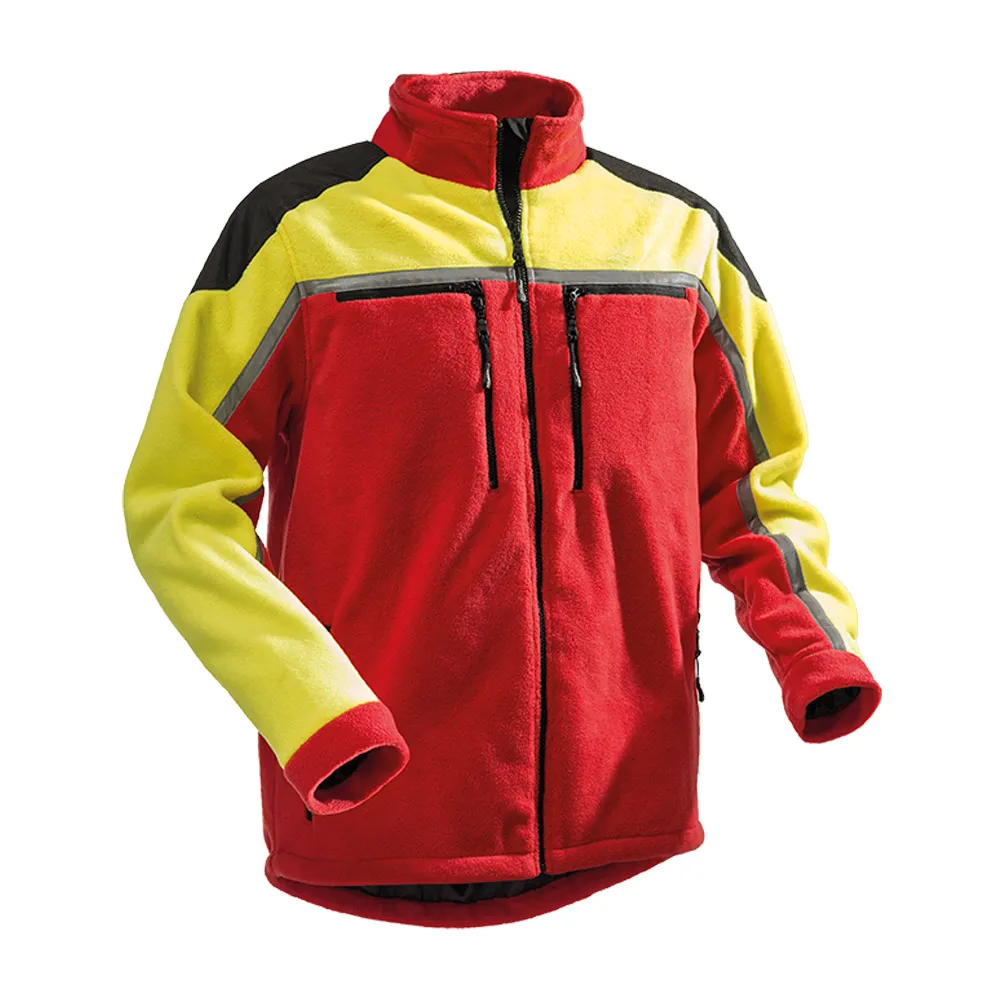 PFANNER Fleecejacke JOBBY rot/neongelb (102344)