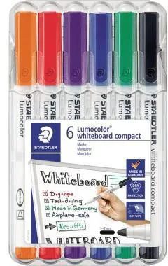 STAEDTLER Whiteboardmarker Lumocolor 341 WP6 sort. 6 St./Pack.