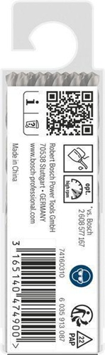 Bosch Metallbohrer PRO Metal Arbeits-L.43mm D.3,9mm L.75mm 10St.