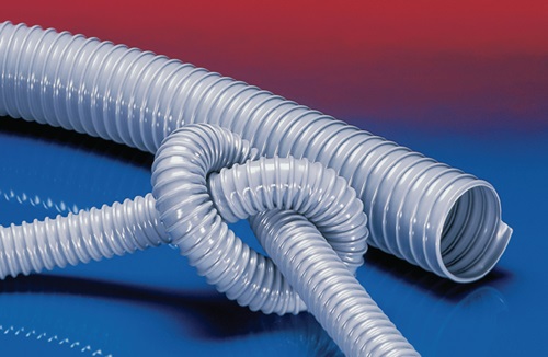 Absaug- u.Förderschl.AIRDUC® PVC 341 ID 120mm AD 129,00mm 4.5mm L.10m Rl.