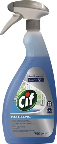 Fenster-/Oberflächenreiniger Professional 750 ml Sprühflasche CIF