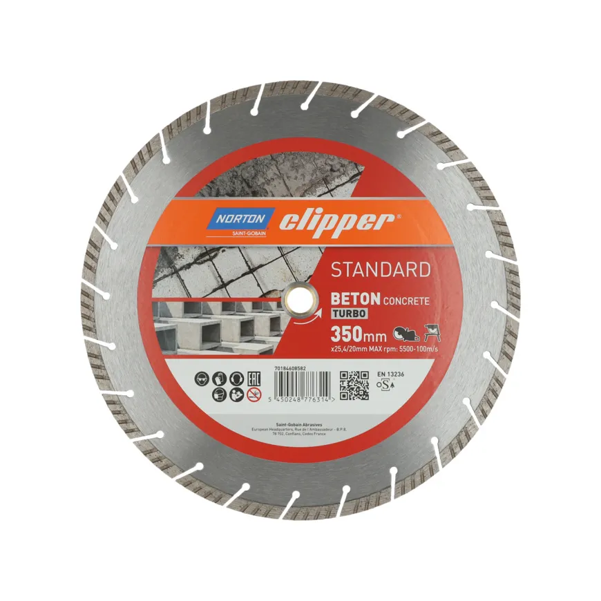 Norton Clipper Diamantscheibe STANDARD BETON TURBO