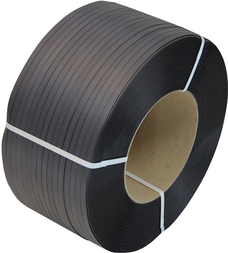 Umreifungsband Bandbreite12xStärke0,73mm L.2200m PP schwarz Kern 200mm TRANSPAK