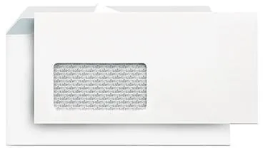 Briefhülle Lettersafe DIN lang mF 80g hk weiß 500 St./Pack.