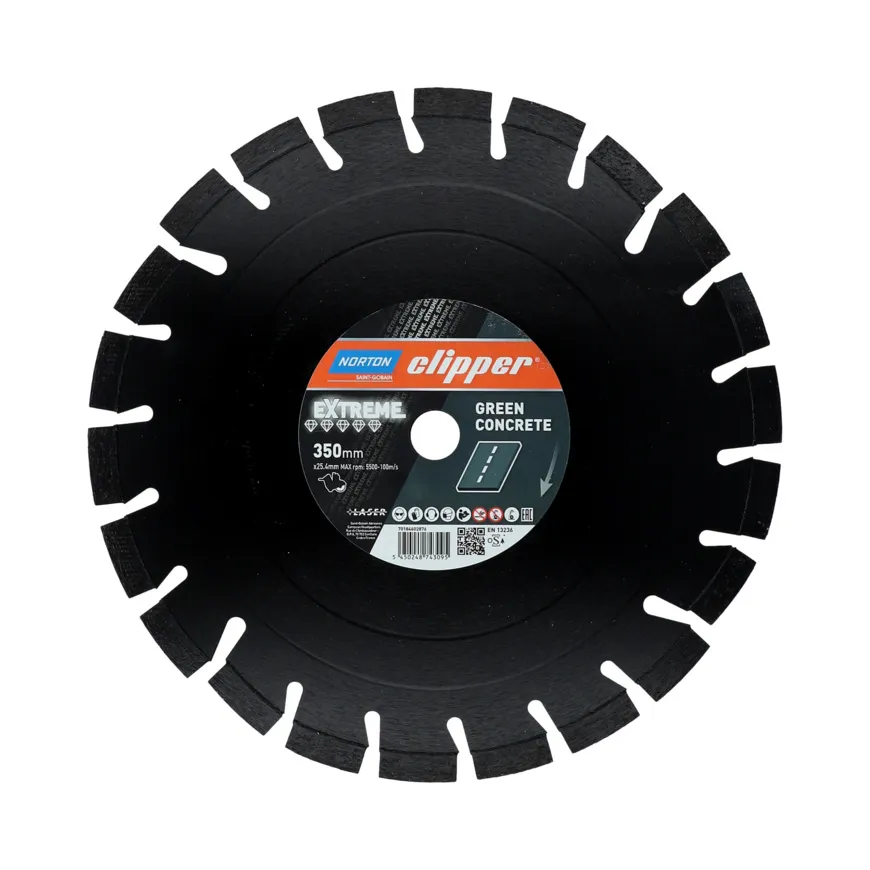 Norton Clipper Diamantscheibe EXTREME GREEN CONCRETE