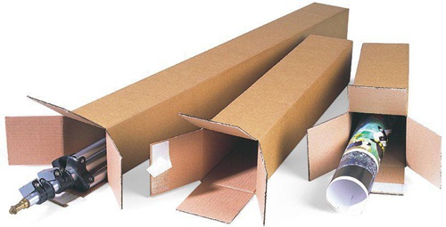 Karton 1-wellig Quattropack m.SK-Verschluss Maße 108x108x611mm A1 Q.1.20 B braun