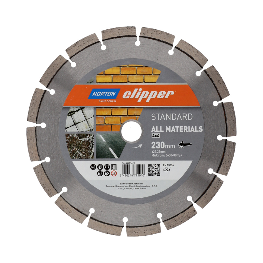 Norton Clipper Diamantscheibe STANDARD 4x4