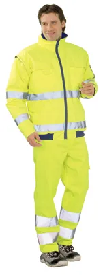 PLANAM Warnschutzpilotjacke BASIC 2in1 gelb (2044)