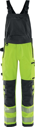 FRISTADS Stretchlatzhose High Vis Green 1031 GSTP Gr.C62 gelb/schwarz