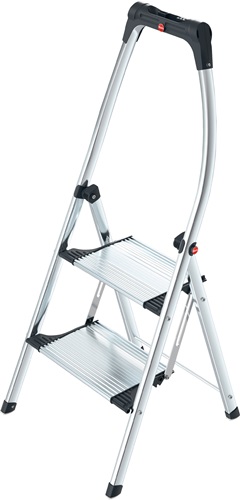 Klapptritt Aluminium mit Anti-Rutsch-Riffelung HAILO