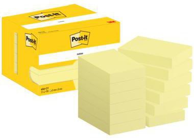 Post-it Haftnotiz 656-CY 51x76mm 100Bl gelb12 St./Pack.